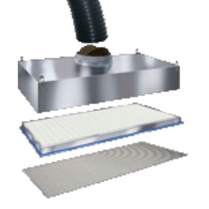 Luftfilter -  Micro+Plus™ Bio-Tech - Airguard - Paneel / Edelstahl / für Deckenmontage