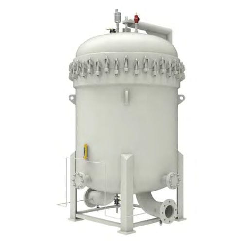 Koaleszenz-Filtergehäuse - F series - Facet International - für Flüssigkeiten / Kohlenstoffstahl