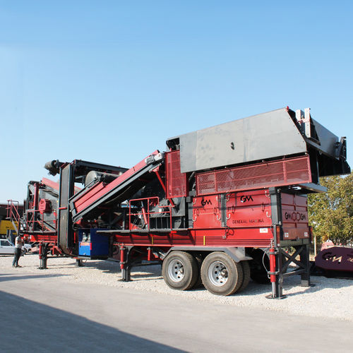Schlag-Brechanlage - General 800 - GENERAL MAKINA - mobil / für Gestein