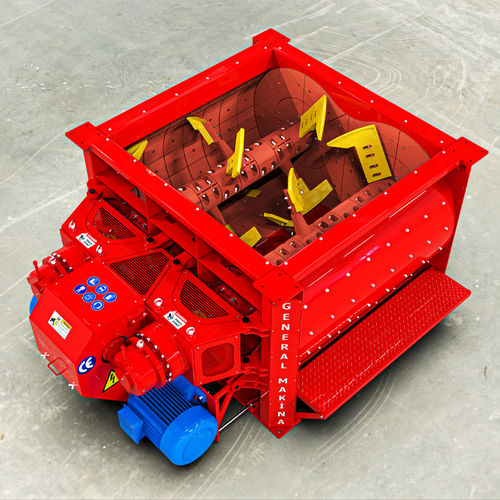 Elektrischer Betonmischer - GNR series - GENERAL MAKINA - stationär / 2-Achs