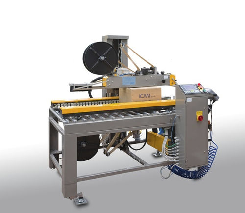 Nassklebeband-Bandwickelmaschine - ICMI Srl - mit Gewichtserkennung / Volumen