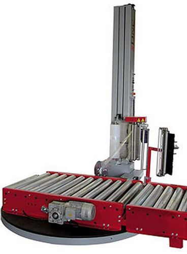 Stretchwickler mit Drehteller - SENIOR-B - ICMI Srl - automatisch / Paletten / mit Förderer