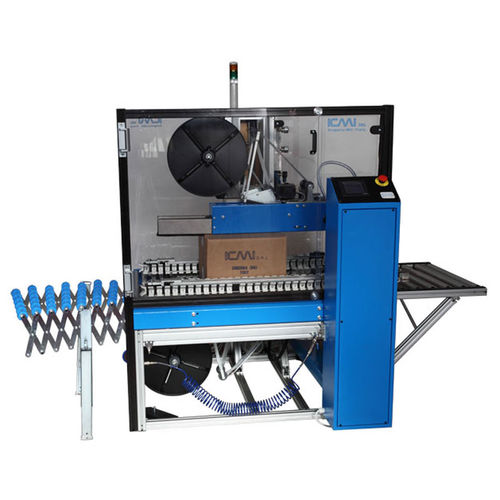 Mehrklappen--Kartonverschließer - CG 50 / G - ICMI Srl - mit Klebeband / Nassklebeband