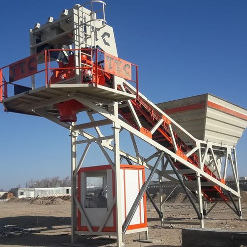 Festinstallierte Betonmischanlage - TTC-C-35 - TTC Mühendislik - kompakt / mit Einfachchassis