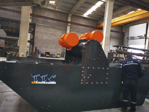 Vibrationssiebmaschine - TTC Mühendislik - für Schüttgut