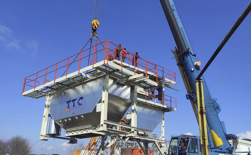 Trockenmaterialien-Silo - TTC Mühendislik - Wolle
