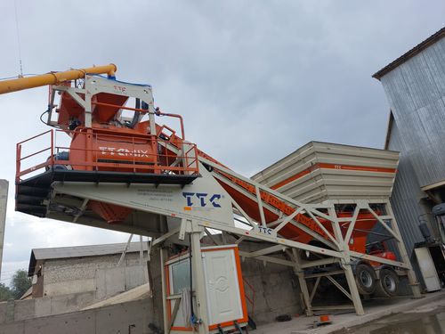 Mobile Betonmischanlage - TTC-B-100M - TTC Mühendislik - automatisch / Spezial / mit Einfachchassis