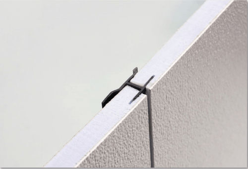 Sandwichplatte / extrudierter Polystyrolkern - INSULATION LIGHT - Pannelli Termici srl - mit Aluminiumdeckblech / Glasfaser-Oberfläche / für Decke