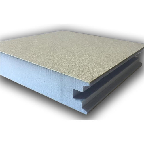 Polyurethankern-Sandwichplatte - THERMODULAR CLEAN 2400 - Pannelli Termici srl - extrudierter Polystyrolkern / Glasfaser-Oberfläche / für Decke