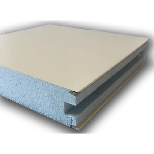 Sandwichplatte mit Aluminiumdeckblech - THERMOMODULAR - Pannelli Termici srl - Polyurethankern / extrudierter Polystyrolkern / für Decke