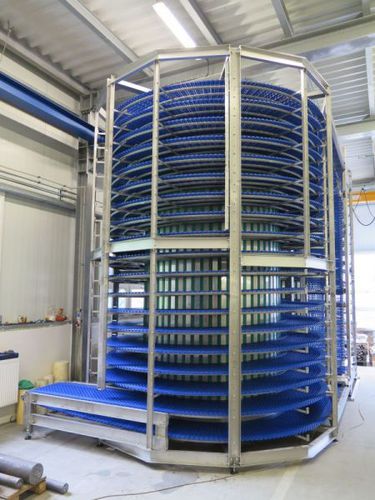 Spiralkühler - LS - Luft / für die Lebensmittelindustrie / Edelstahl