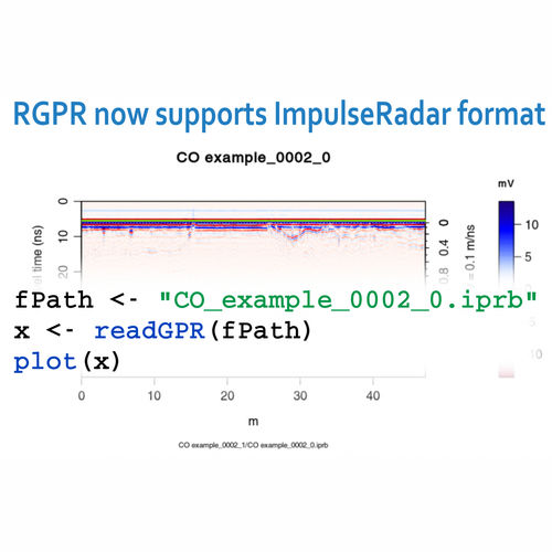 Analysesoftware - RGPR - ImpulseRadar - Statistik / Programmier / Netzwerk