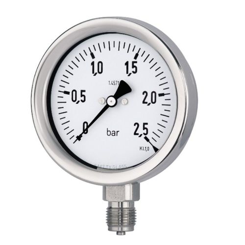 Manometer mit Zifferblatt-Anzeige - Instruments to Industry - Gewinde / Edelstahl / Aluminium
