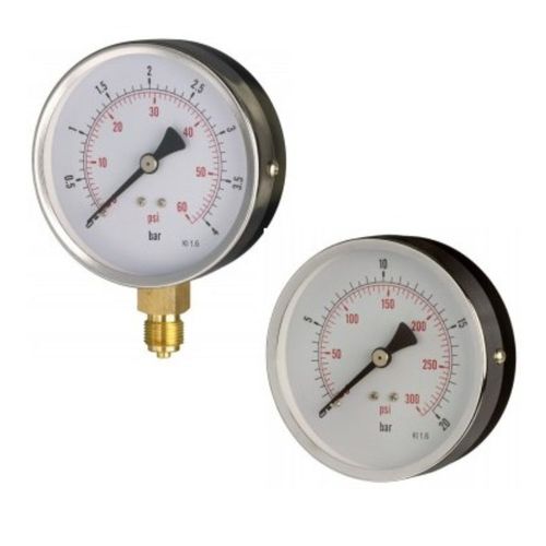 Manometer mit Zifferblatt-Anzeige - Instruments to Industry - Messing / Rohrfeder / Prozess
