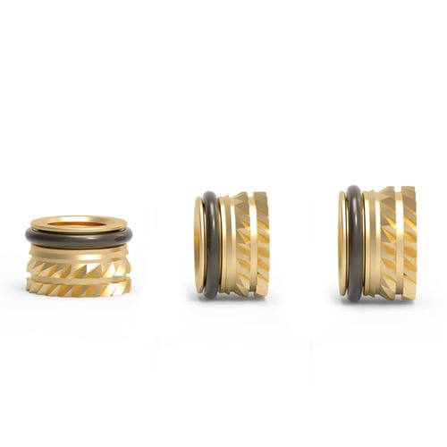 Gewindeeinsatz - OT series - Shenzhen In-saiL Precision Parts Co.,Ltd - gerändelt / Edelstahl / Aluminium