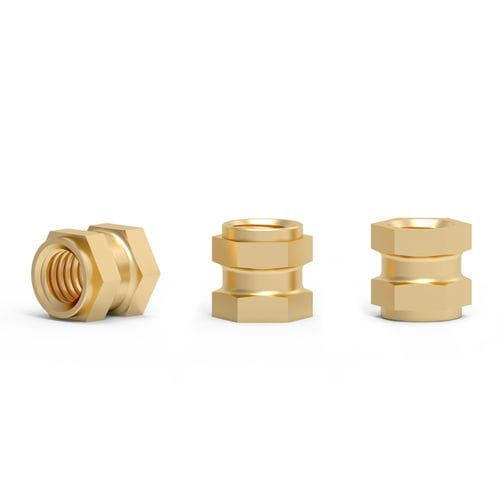 Abform-Einsatz - CZ series - Shenzhen In-saiL Precision Parts Co.,Ltd - Gewinde / gerändelt / Messing