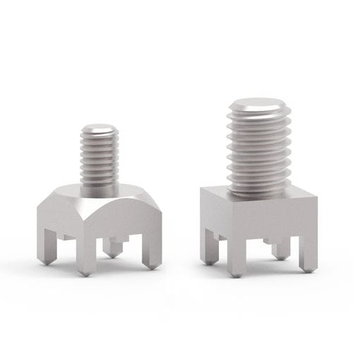 Lötkabelschuh mit Schraubanschluss - THR-EH PE21 - Shenzhen In-saiL Precision Parts Co.,Ltd - rechteckig / isoliert / Messing