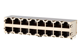 Datensteckverbinder - IC AUTOMATION - RJ45 / gerade Ausführung / für Leiterplatten