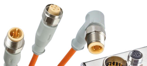 Stromversorgungs-Steckverbinder - IC AUTOMATION - zirkulär / M12 / M8