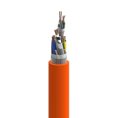 Hybrid-Stromkabel - CABD series - IC AUTOMATION - schwerentflammbar / ölbeständig / Mehrdraht