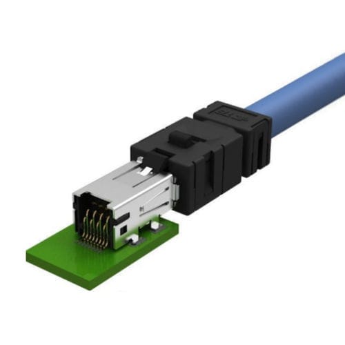 Elektrischer Steckverbinder / RJ45 - IC AUTOMATION - rechteckig / 8-polig / für Ethernet-Netzwerk