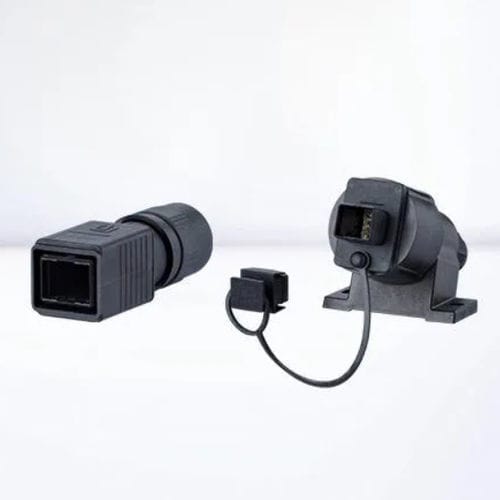 Elektrischer Steckverbinder / Ethernet - IC AUTOMATION - RJ45 / Push-Pull / Schnell