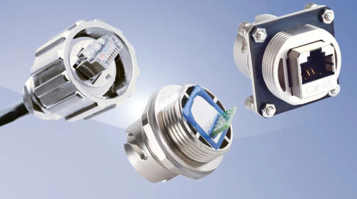 Elektrischer Steckverbinder / RJ45 - IC AUTOMATION - geschweißt / Einschraub / innen