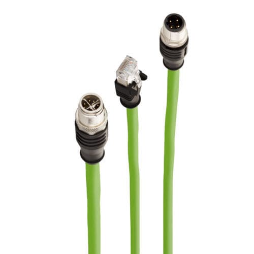Elektrischer Steckverbinder / RJ45 - IC AUTOMATION - umspritzt / zirkulär / M8