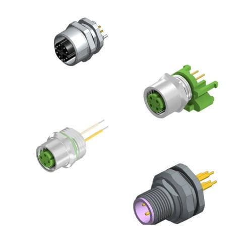 Elektrischer Steckverbinder / für Industrieanlagen - IC AUTOMATION - Ethernet / gerade Ausführung / rechtwinkelig