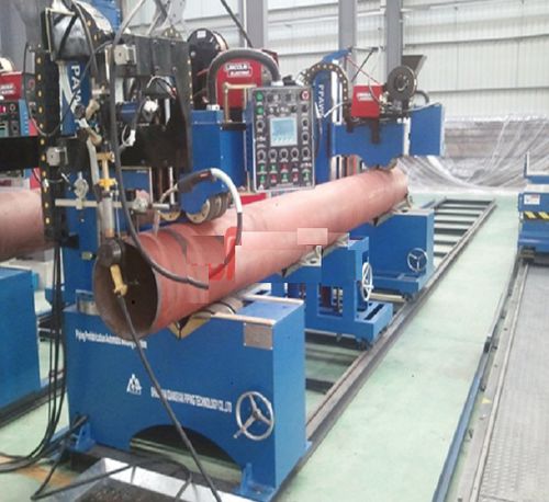 Schweißmaschine mit Überhang - WINCOO ENGINEERING LTD - Stumpf / PLC-gesteuert / für Rohre