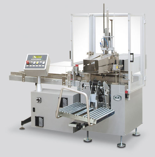 Horizontaler Kartonpacker - SMA80 - CAM - halbautomatisch / für Schachteln