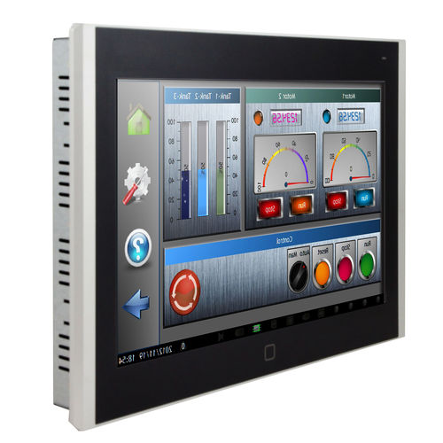 HMI mit resistivem 5-Draht-Touchscreen - P12 series - Novakon Co., Ltd. - einbaufähig / 1280 x 800 / ARM Cortex-A8