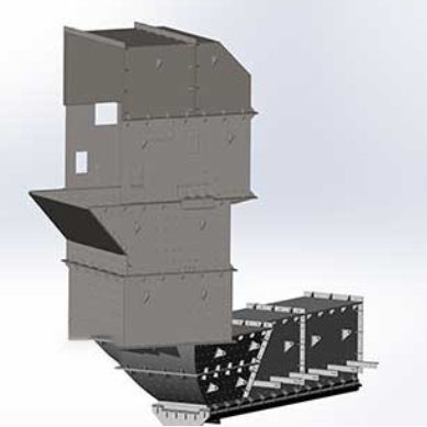 Abwärtslift für Schüttgut - RHINO - Thejo Engineering Ltd