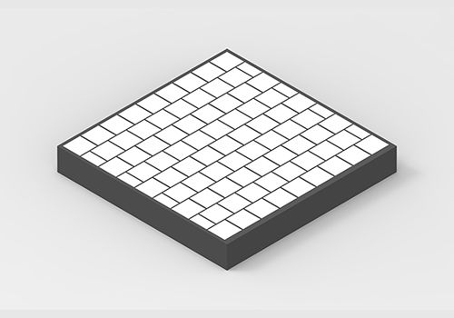 Verschleißfeste Gummiplatte - RhinoCer series - Thejo Engineering Ltd - keramikbeschichtet