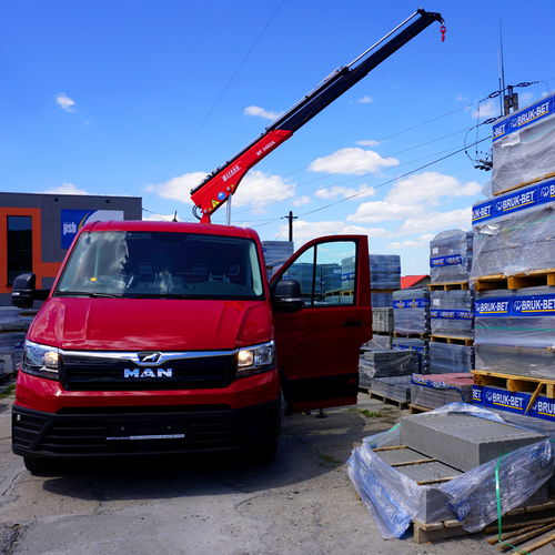 LKW-montierter Kran - Befard - Teleskop / für Baustelle / zum Laden