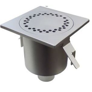Bodenstehender Siphon - R110C series - ACINOX - Edelstahl / mit rundem Tank