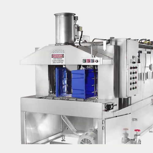 Wasser-Waschanlage - WR-2LTLW series - Douglas Machines Corp - automatisch / für die Lebensmittelindustrie / Kisten