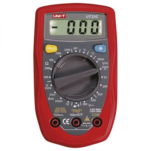 Digitales Multimeter - UT 33C - Erko - tragbar / 10 A / Frequenz