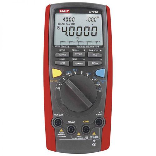 Digitales Multimeter - UT71D - Erko - tragbar / 1000 V / 10 A