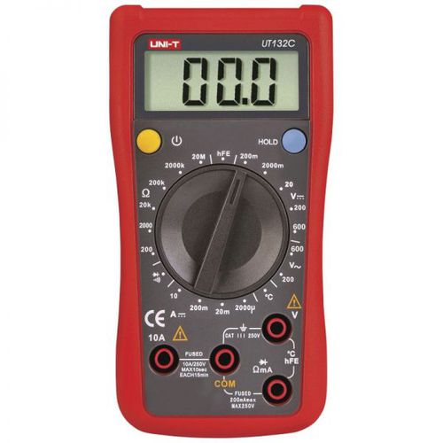 Digitales Multimeter - UT 132C - Erko - tragbar / 10 A / Frequenz