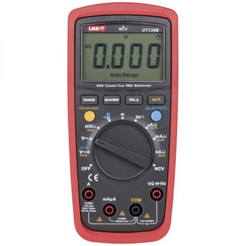 Digitales Multimeter - UT139B - Erko - tragbar / 600 V / 10 A