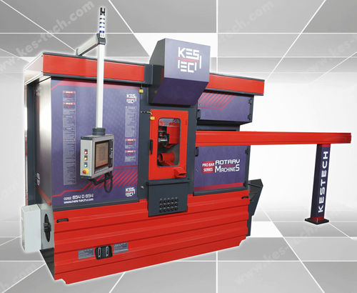 Rundtakt-Transfermaschine - CNC PRO BAR MODEL-DOOR HINGES - KESTECH ROTARY TRANSFER MACHINES - CNC / 8-Positionen / mit automatischem Be- und Entladen