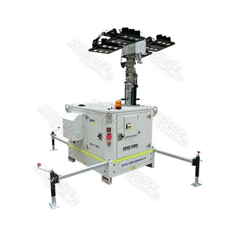 LED-Lichtmast - RPLT-3700 - Fujian Robust Power Co., Ltd. - dieselbetrieben / hybrid / batteriebetrieben