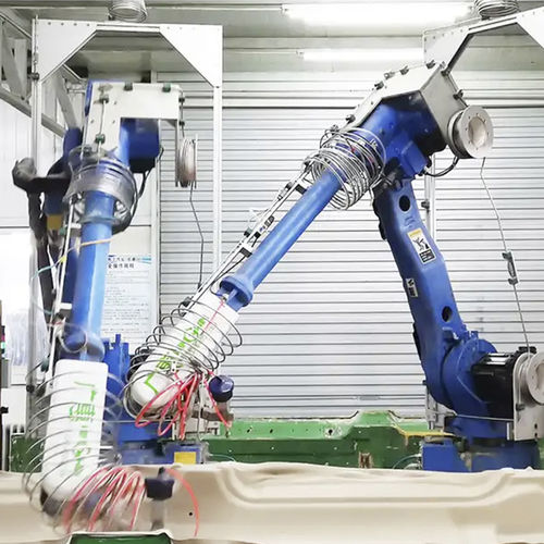 Wasserstrahlschneidemaschine - Yaskawa MH24   - WIN-WIN WATERJET CO.,LTD. - für Stahl / für Teppichböden / für die Automobilindustrie