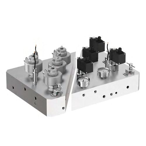 Magnetventilblock für Wasserstoff - ALPHA AUTOMATISMES Sarl - vorgesteuert / direktgesteuert / 2-Wege