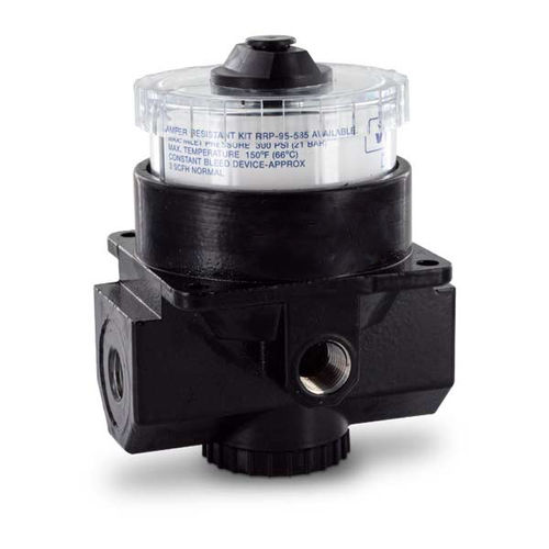 Druckluftregler - R21 - R41 - ALPHA AUTOMATISMES Sarl - Kolben / einstufig / Zink-Druckguss