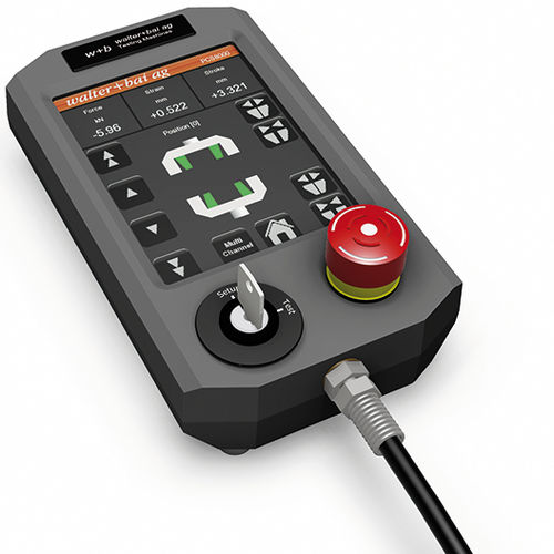 Fernbedienung mit E-Kabel - walterbaiag - mit Touchscreen / Industrie / Sicherheit