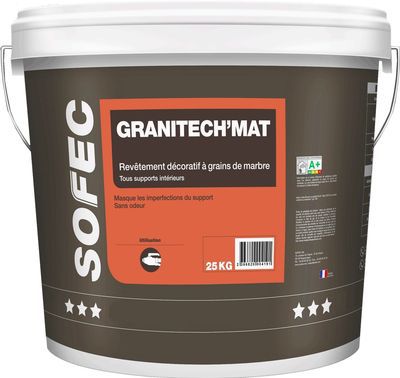 Schutzbeschichtung - Granitech'Mat - Sofec - Mamorgranulat / Acryl