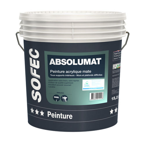 Endfarbe - Absolumat - Sofec - flüssig / Acryl / für Gebäudetechnik