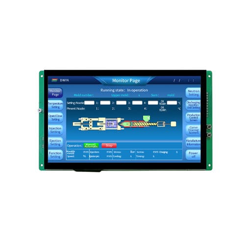 Displaymodul / TFT LCD - DMG10600C101_40WTC  - Beijing DWIN Technology Co., Ltd. - IPS / mit kapazitivem Touchscreen / 1024 x 600